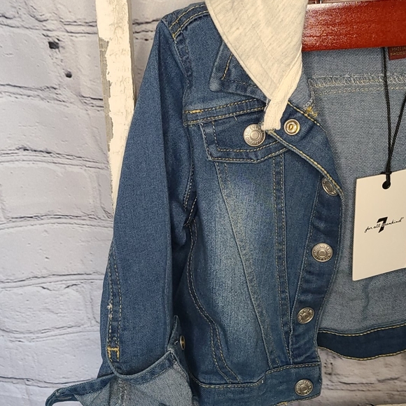 7 For All Mankind jean jacket and dress - Picture 3 of 14